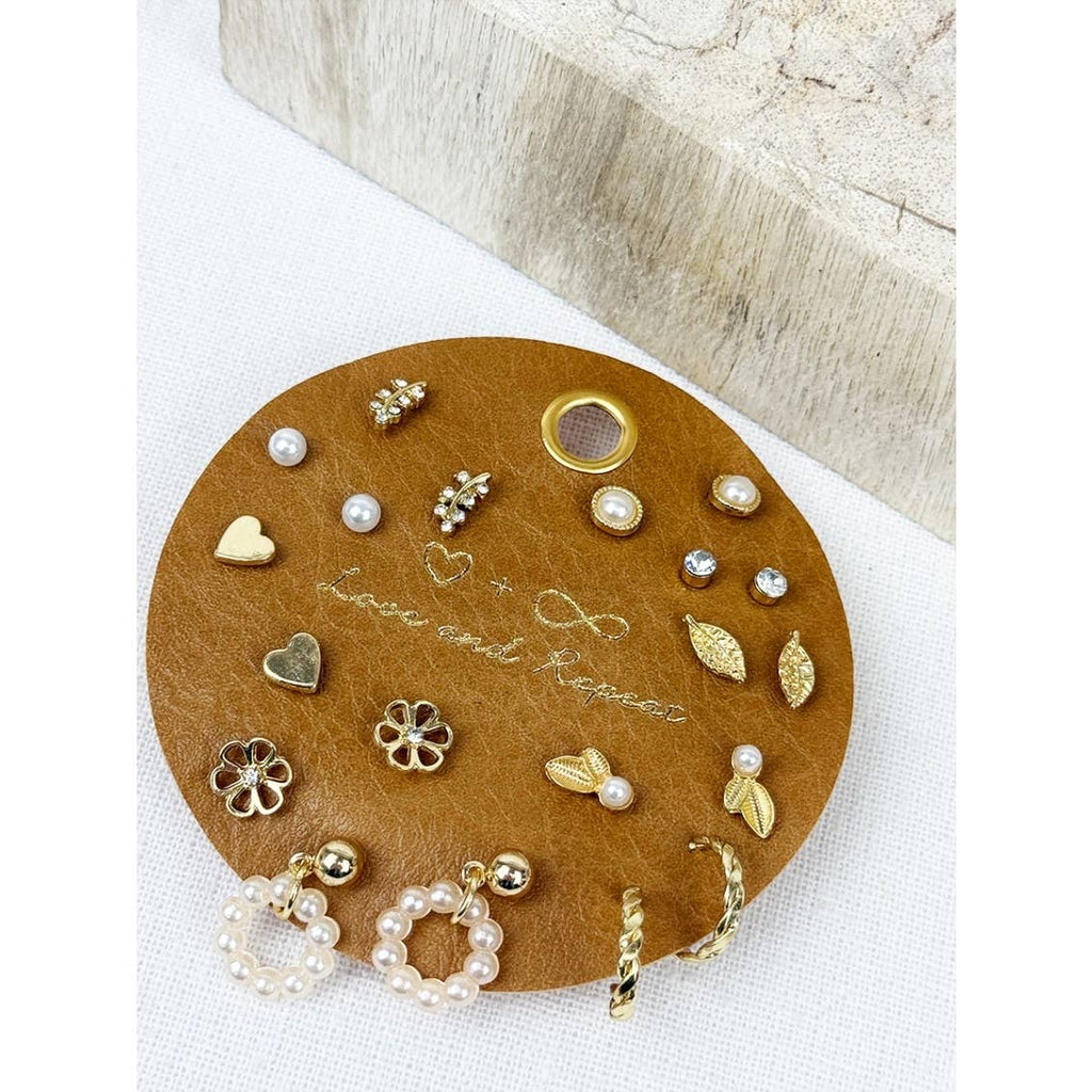 Everyday Charming Minimal Earrings: GOLD / ONE(6)