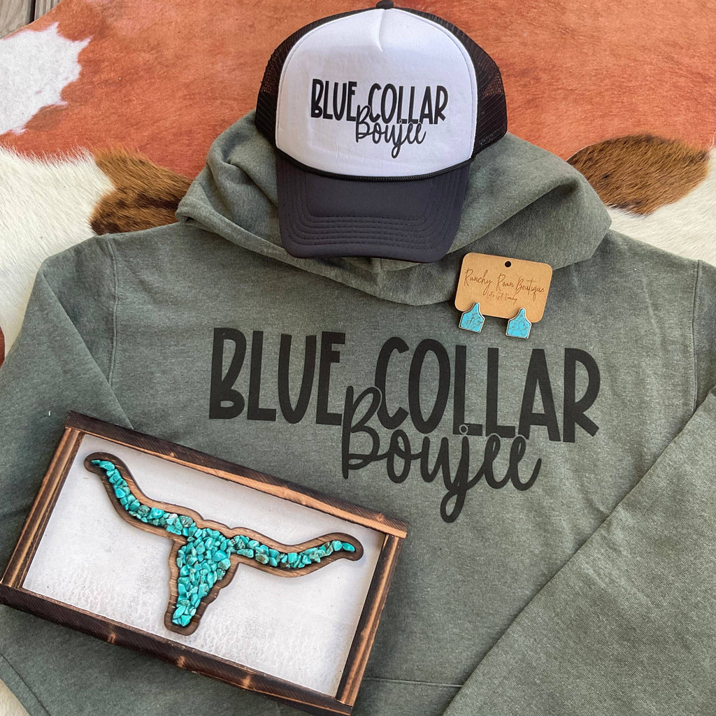 Blue Collar Boujee Hoodie