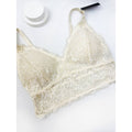 Floral Lace Bralette with Adjustable Straps