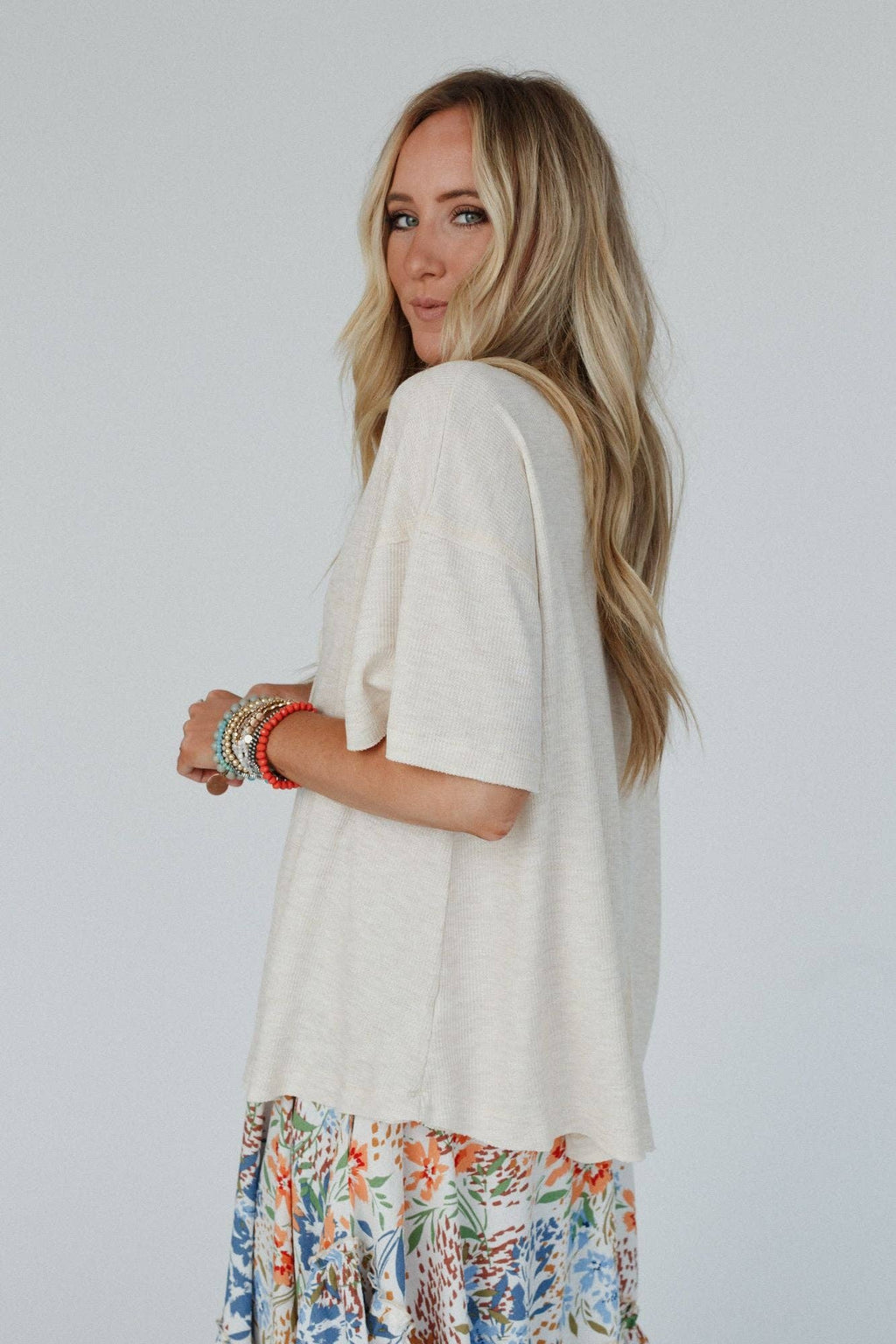 Soft Plume Henley Top