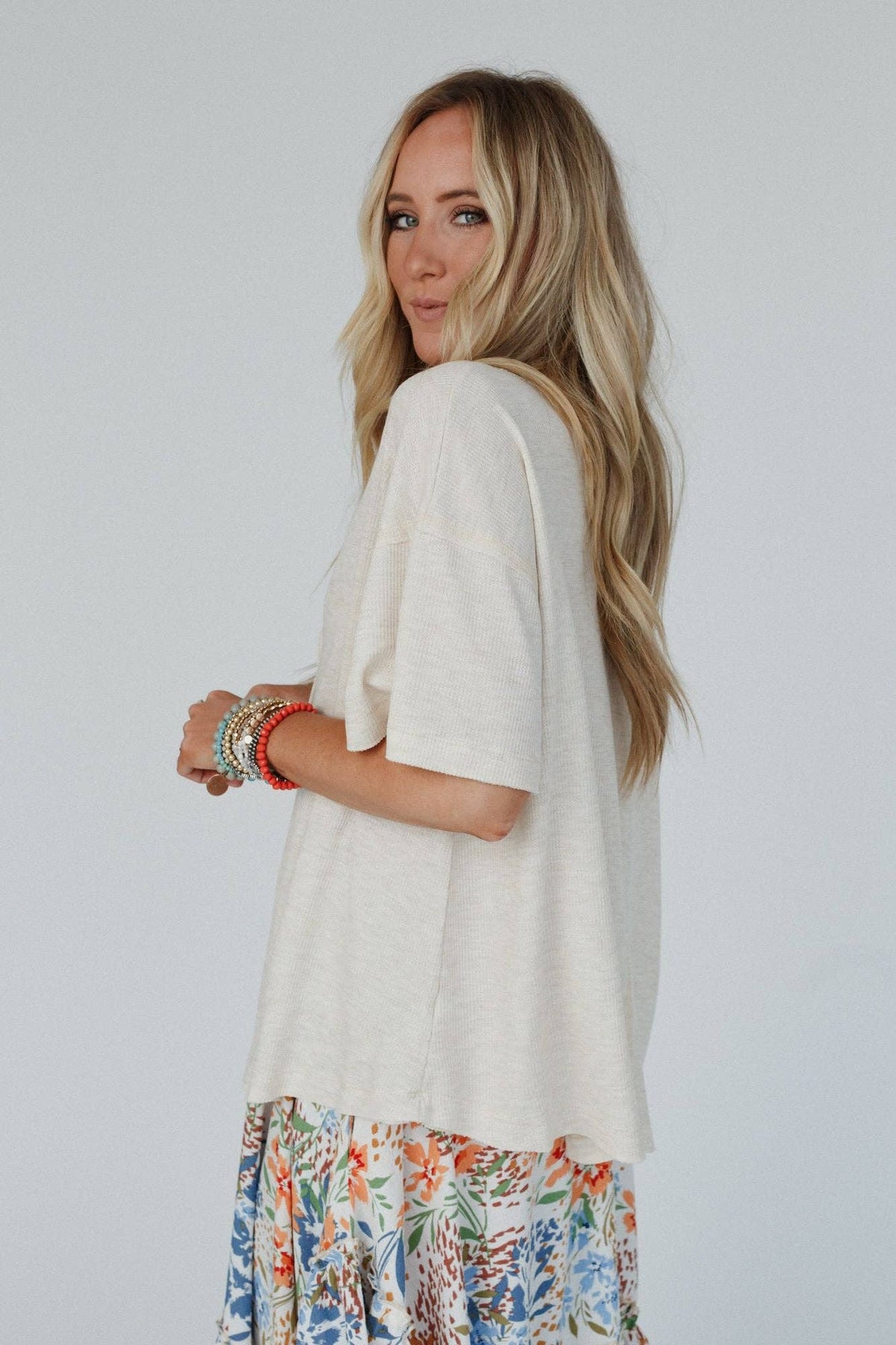 Soft Plume Henley Top
