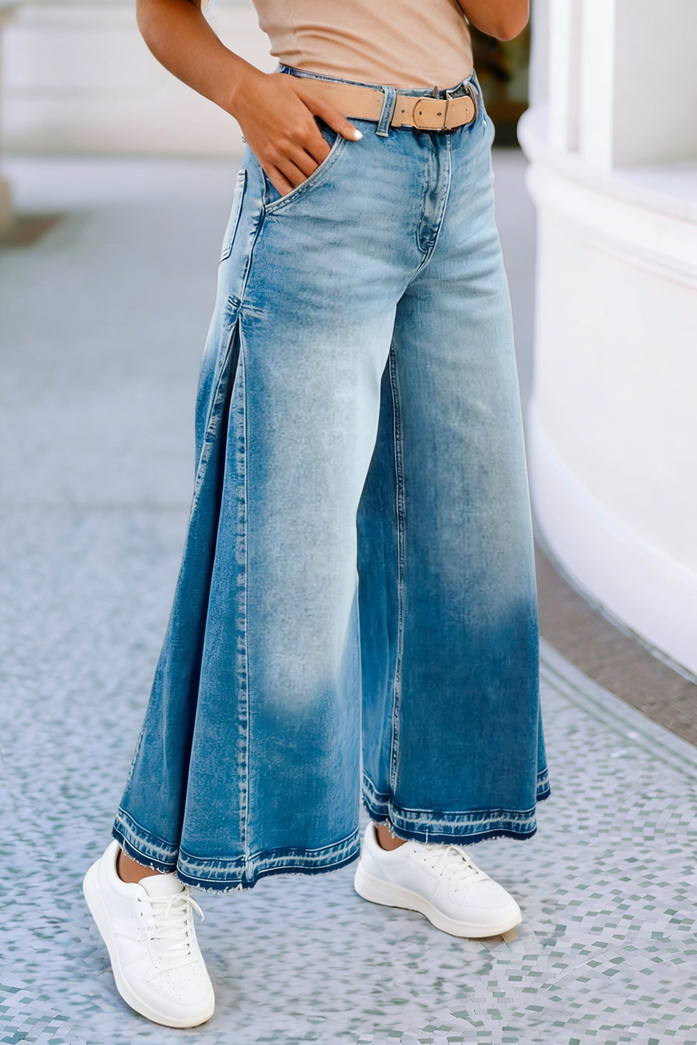 LDC Shift High Rise Wide Leg Jeans