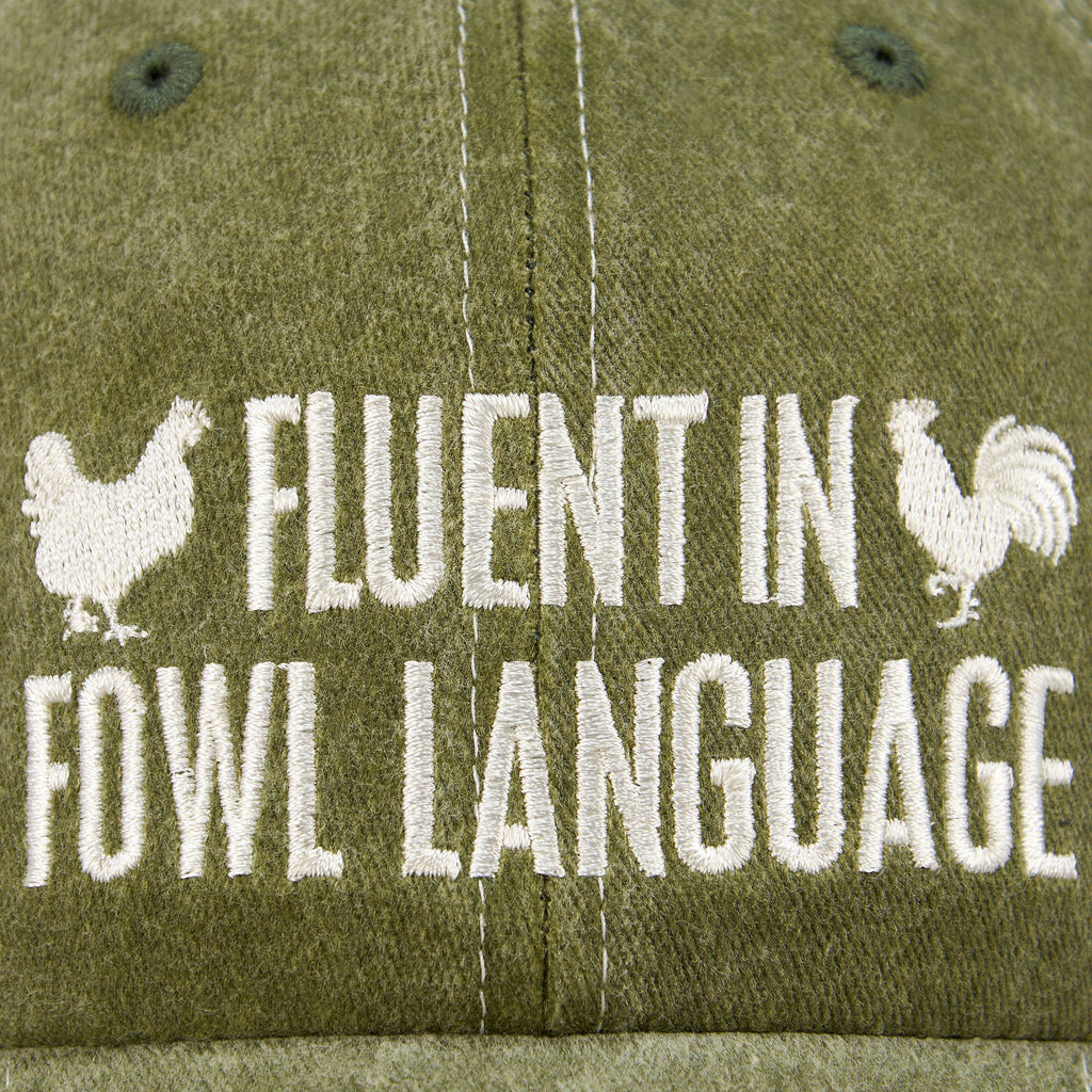 Fluent In Fowl Language Baseball Cap