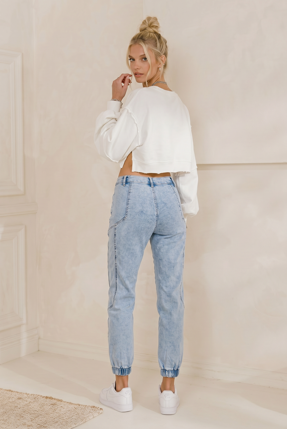 PREMIUM DENIM JOGGER PANTS 2462