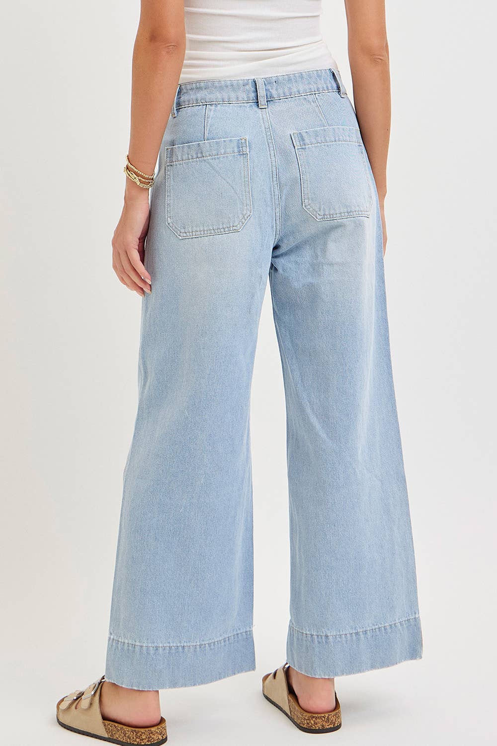 WIDE LEG DENIM JEANS: LIGHT DENIM / Contemporary / L,WIDE LEG DENIM JEANS: LIGHT DENIM / Contemporary / S,WIDE LEG DENIM JEANS: LIGHT DENIM / Contemporary / M