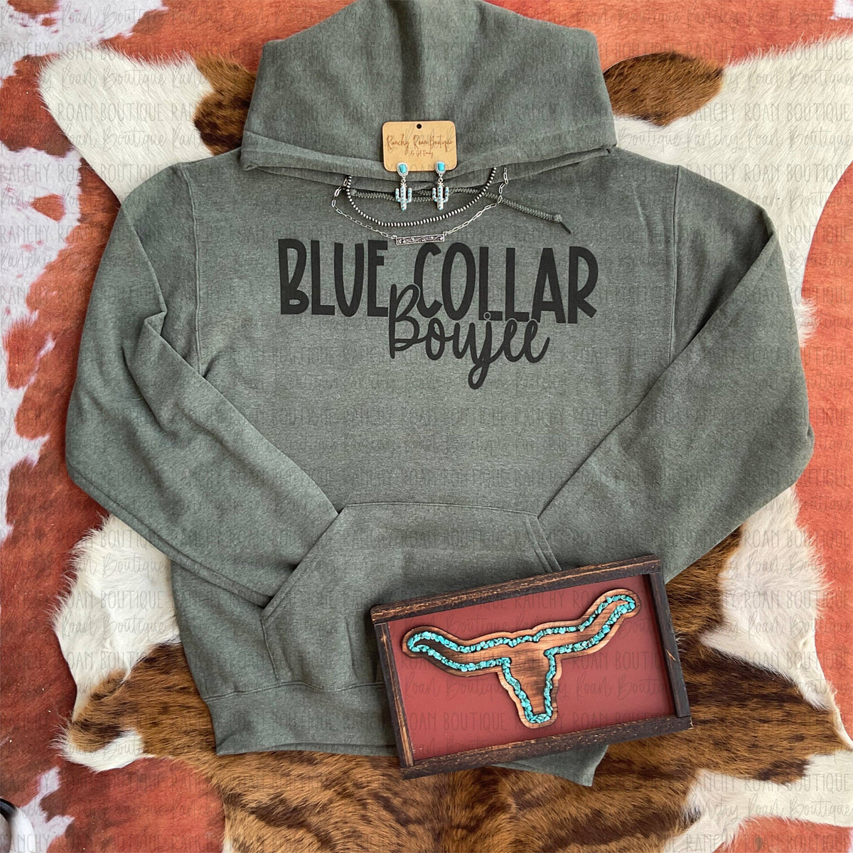 Blue Collar Boujee Hoodie