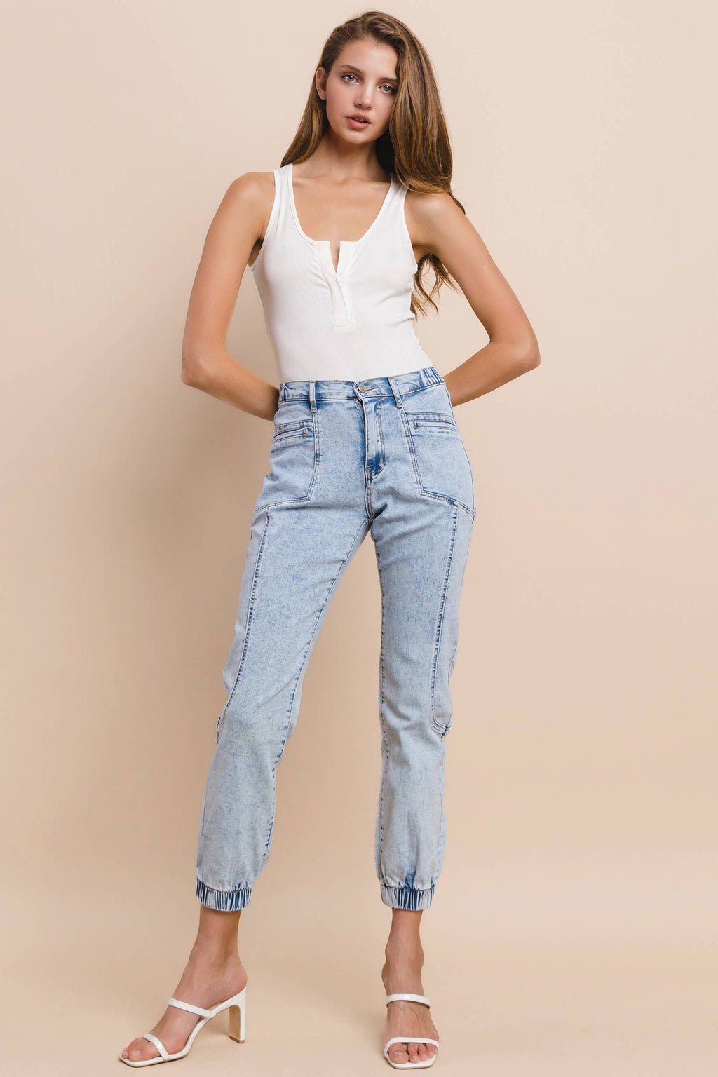 PREMIUM DENIM JOGGER PANTS 2462