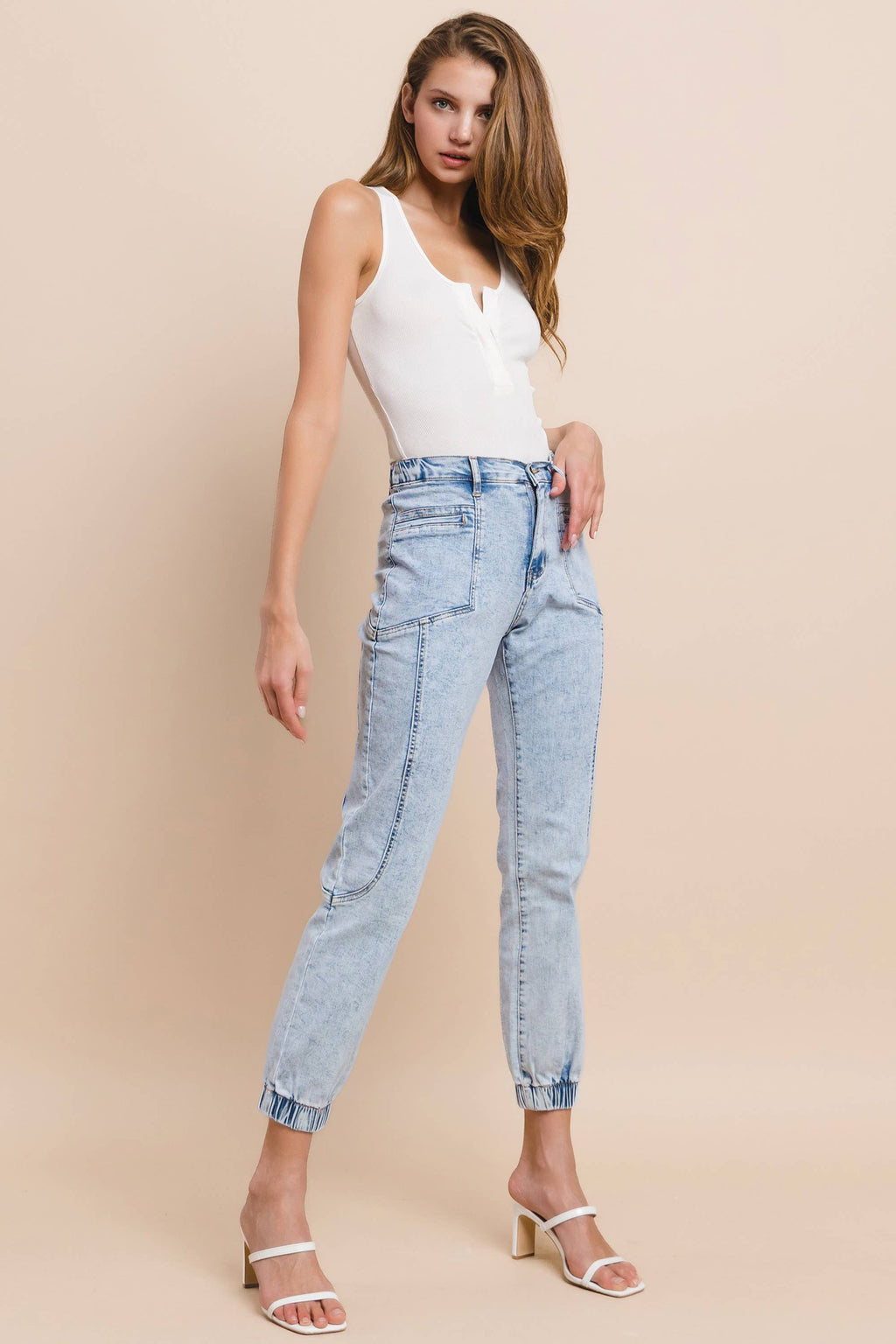 PREMIUM DENIM JOGGER PANTS 2462