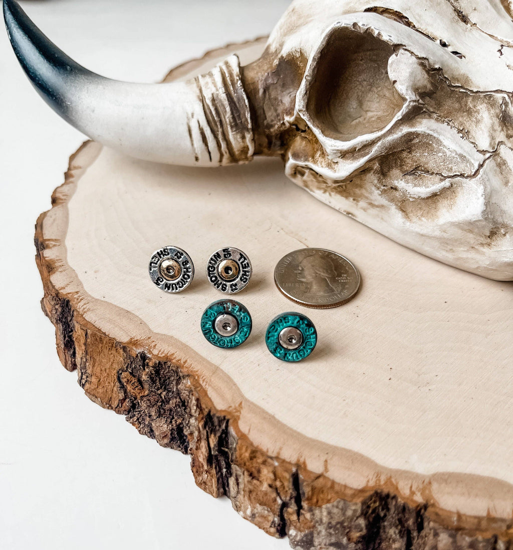 Western Sh&tg&n Shell Earrings: Copper